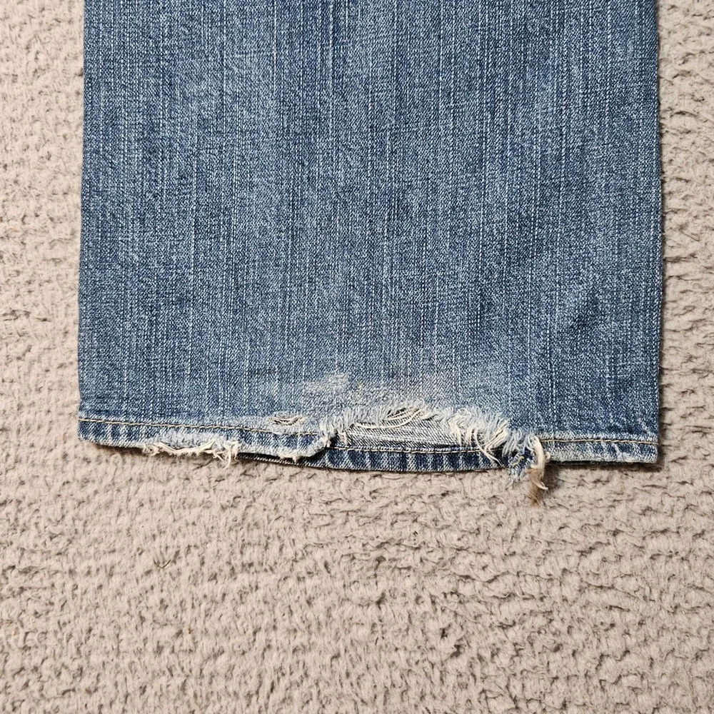True Religion Y2K Ricky Wide Leg Boot Cut Fit Medium Wash Jean Mens Size 38 x 33